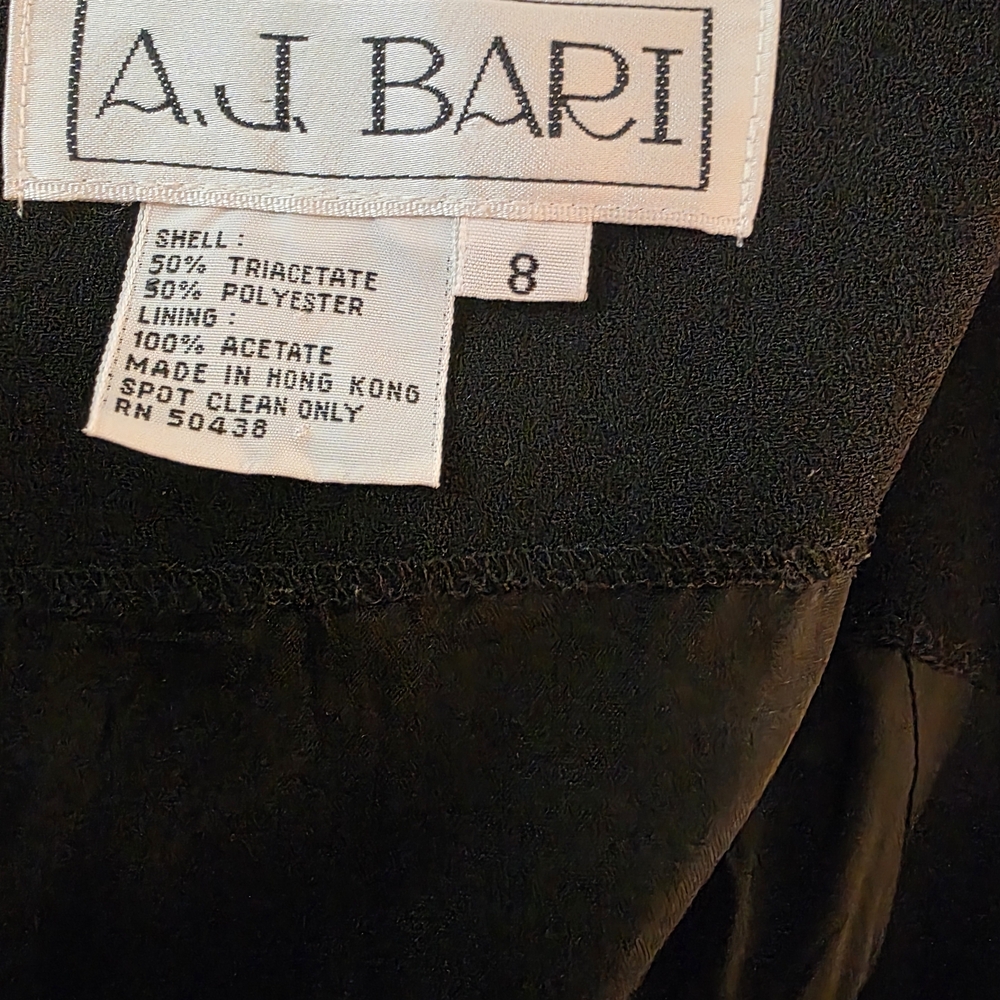 A.J. Bari Elegant Black Garment